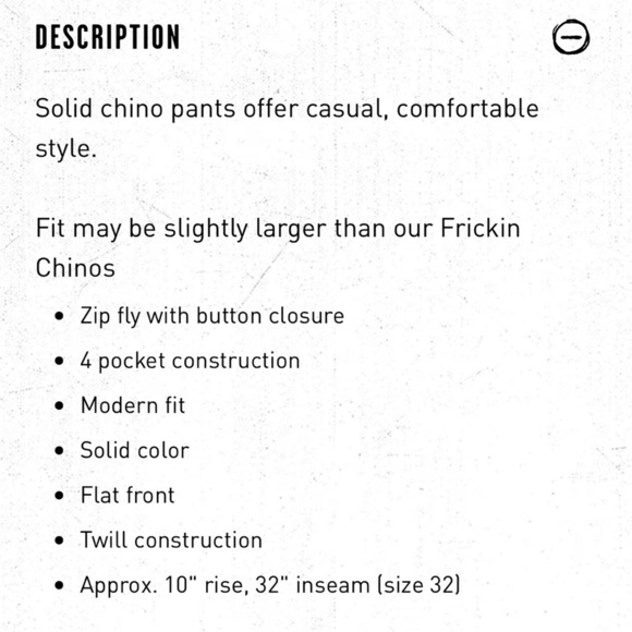 Volcom VMonty Chino Pants - Picture 2 of 10